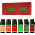 MitFlor Christmas Fragrance Oils Set – 6x10 ml Holiday Diffuser Oils