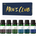 MitFlor Men's Club Fragrance Gift Set – 6x 10ml Premium Fragrance Oils for Diffusers, Candles & Soaps