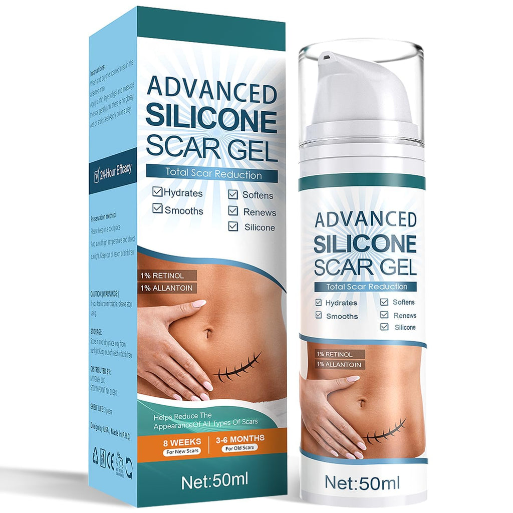 Mitgary Advanced Scar Gel – Silicone Scar Treatment for New & Old Scars | 50 g