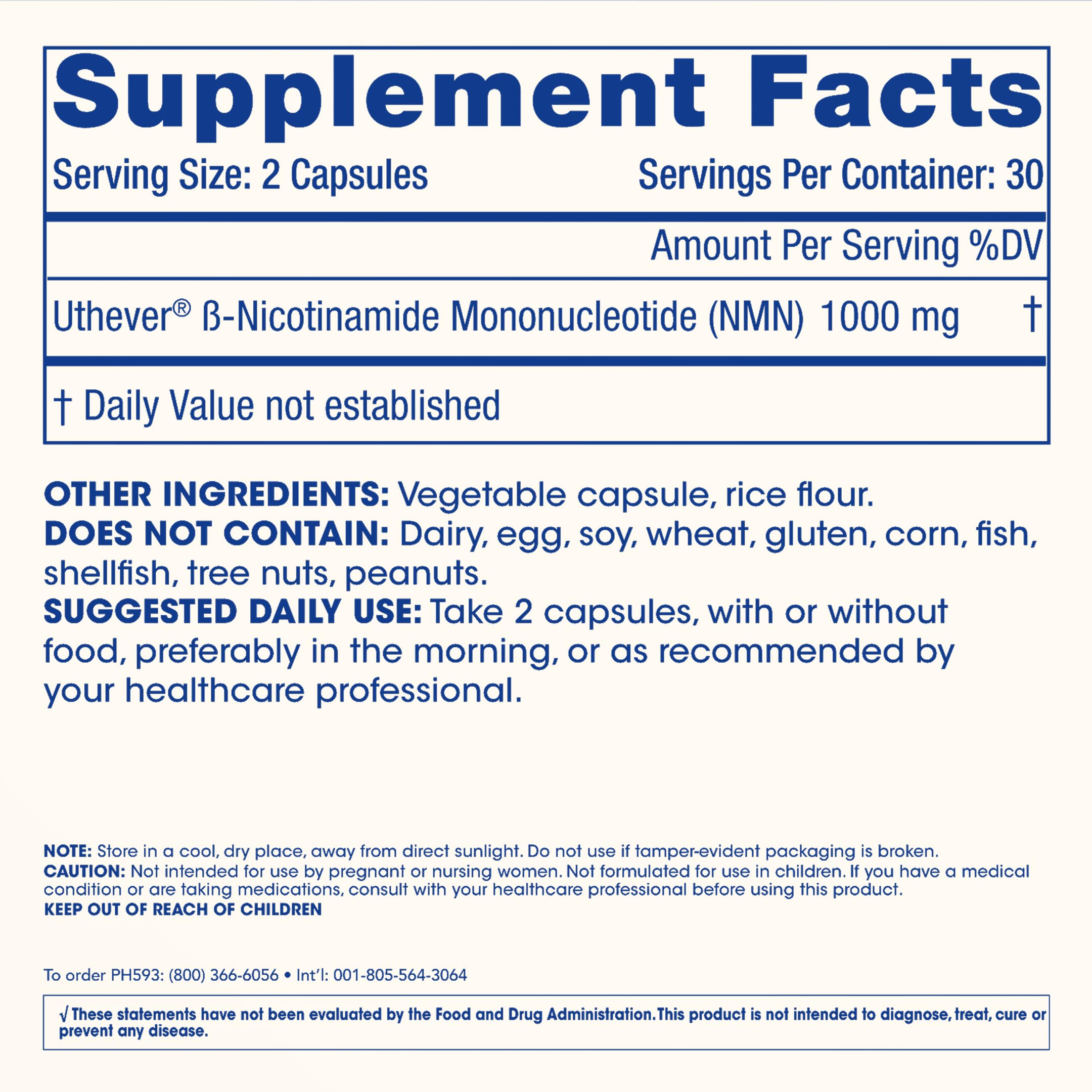 ProHealth NMN Pro 1000 | Clinically Studied Uthever NMN — NAD+ Precursor | USA Made