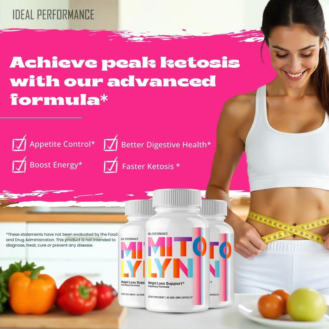 Mitolyn Weight Loss Pills - Advanced Formula & Maximum Strength (3 Pack)