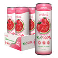 MITRA9 Botanical Beverages - Strawberry Watermelon Sparkling Kava Drink | Mood Enhancer & Natural Calm (12 fl oz)