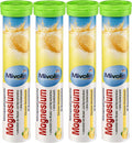 Mivolis Magnesium Effervescent Tablets - Dietary Supplements 4 Packs x 20 pcs | Germany