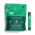 MIXHERS Hergreens Greens & Veggie Powder for Women - Pink Grapefruit - 15 Packets