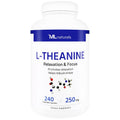 ML Naturals L-Theanine 250 mg – 240 Veg Capsules (8 Months) | High Dosage, Promotes Relaxation, NSF-Certified & cGMP-Compliant