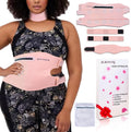 MMPANG Organic Castor Oil Pack Wraps - Reusable Waist & Neck Pads (Plus Size)