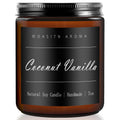 MOASITN Coconut Vanilla Heavenly Scented Candle 7oz | Natural Soy Aromatherapy Jar Candle | Handmade Gift
