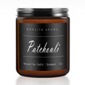 MOASITN Patchouli Scented Candle – Natural Soy, Handmade 7oz Jar | Aromatherapy Gift for Women & Men