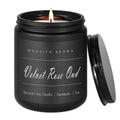 MOASITN Velvet Rose Oud Soy Candle – Handmade 7oz Aromatherapy Jar Candle | Long-Lasting Gift for Men & Women