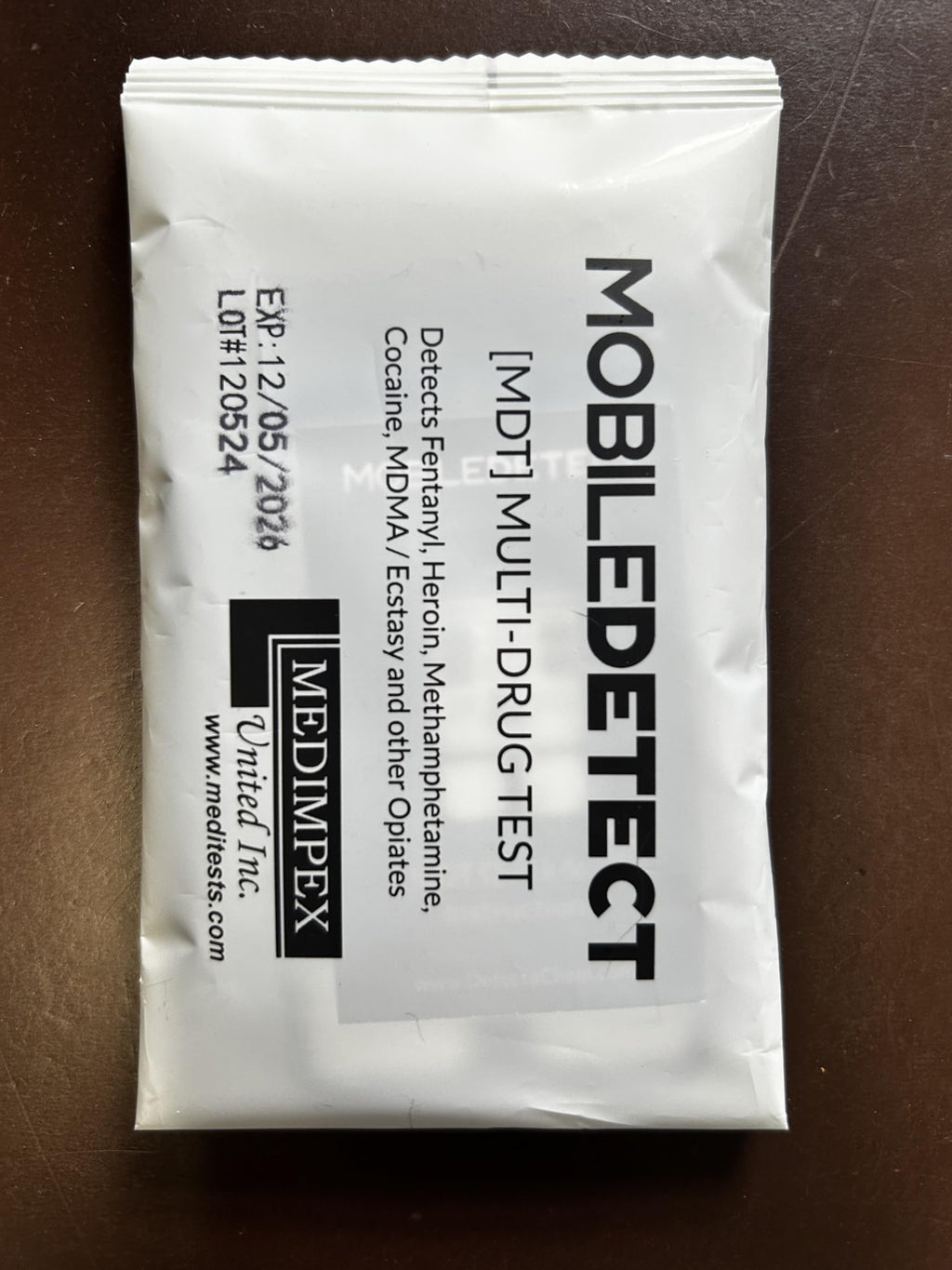 MobileDetect Pouch: Multi-Drug Detection Kit - Rapid Surface Test