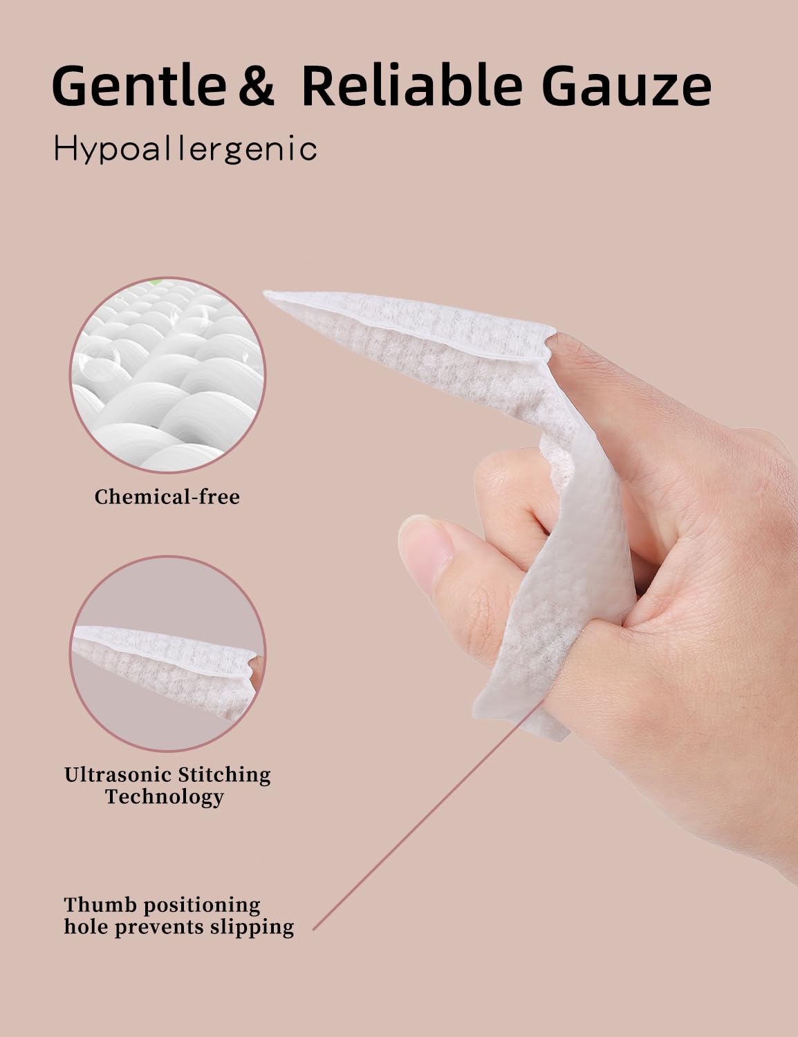 Mokoala Baby Finger Toothbrush & Tongue Cleaner – 59 Pcs Wipes