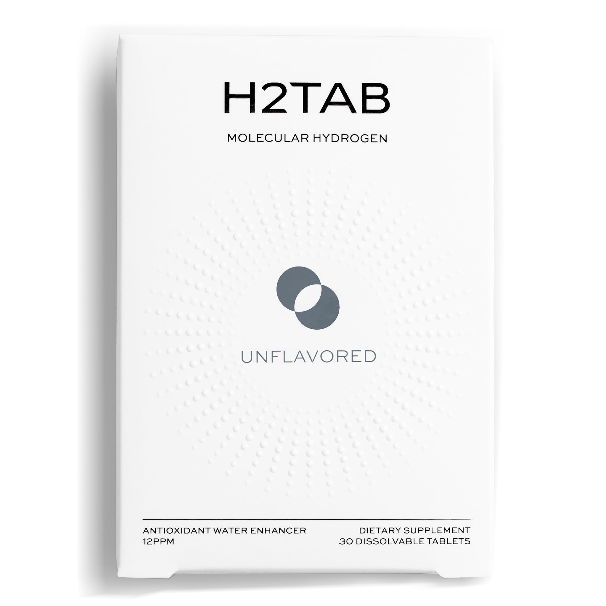 Molecular H2TAB Hydrogen Tablets – 12 PPM, 30 Count, Unflavored