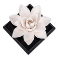 MOLIMAO Magnolia Flower Diffuser Stone - Handmade Non-Electric Gypsum Diffuser