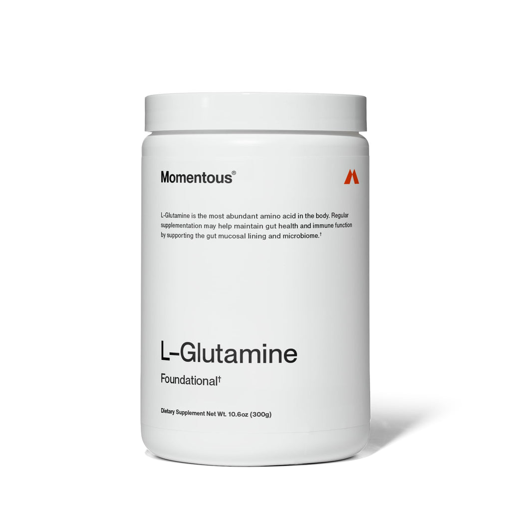 Momentous L-Glutamine Powder – NSF Certified for Sport, 60 Servings