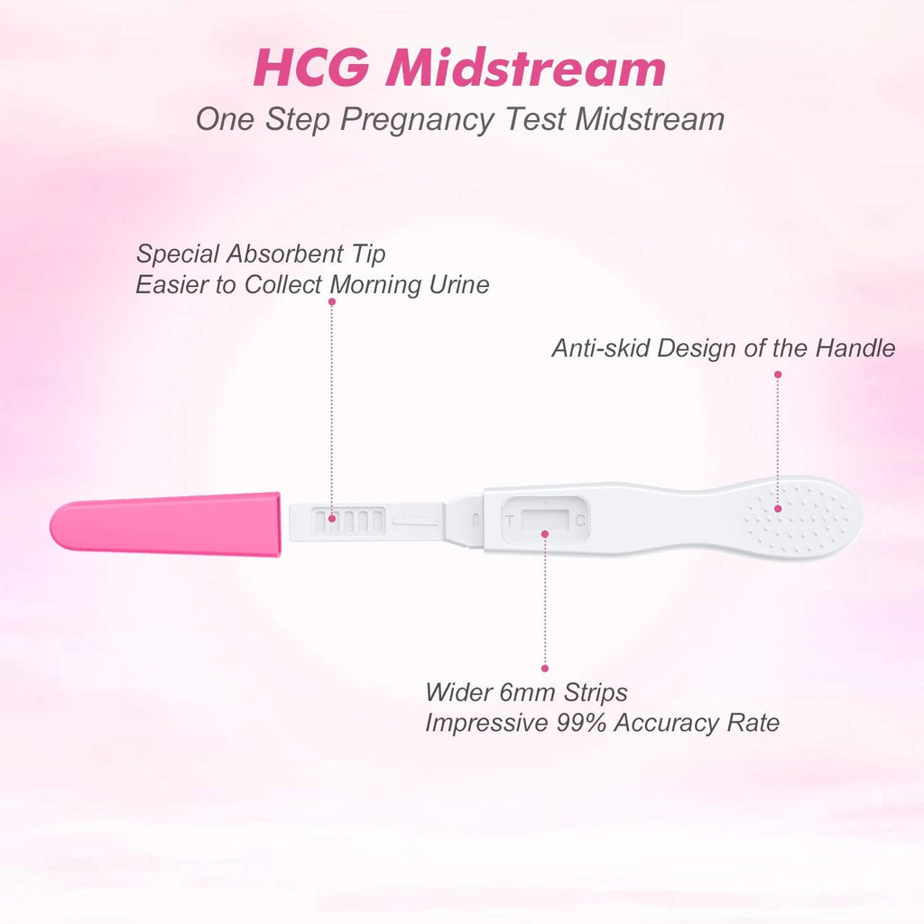 MomMed Midstream Pregnancy Test – 6 Pack | Home Test, Fast Results, High Accuracy