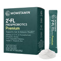 MOMSTAMIN Premium 3,000mg HMO 2'-FL Prebiotic Probiotic Powder – Immunity & Gut Health (30 Sticks)