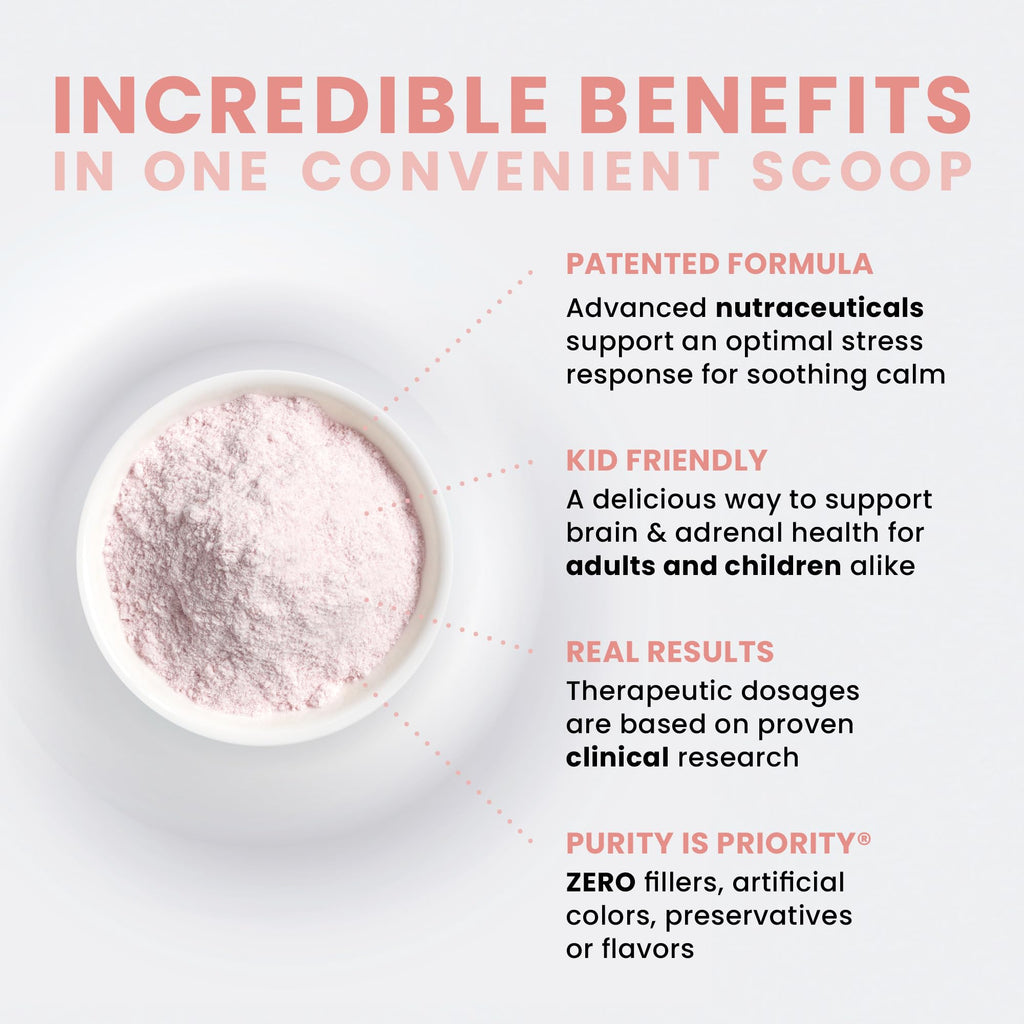 Pure Therapro Rx Just Relax - Watermelon 60 Servings | Supports Relaxed Mood, Healthy Blood Pressure, Emotional Wellness | Myo-inositol; Di-Magnesium Malate, GABA, Taurine, & L-Theanine