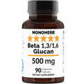 MONOHERB Beta 1,3/1,6 Glucan 500 mg per Capsule - 90 Veg Capsules (90 Servings)