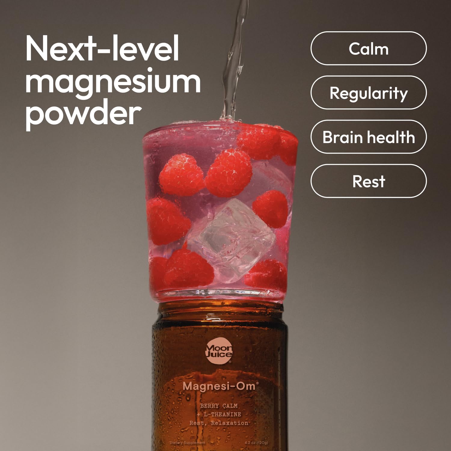 Moon Juice Magnesi-om Berry Jar – Big Mag 7.7 oz (55 Servings) | Moon Juice