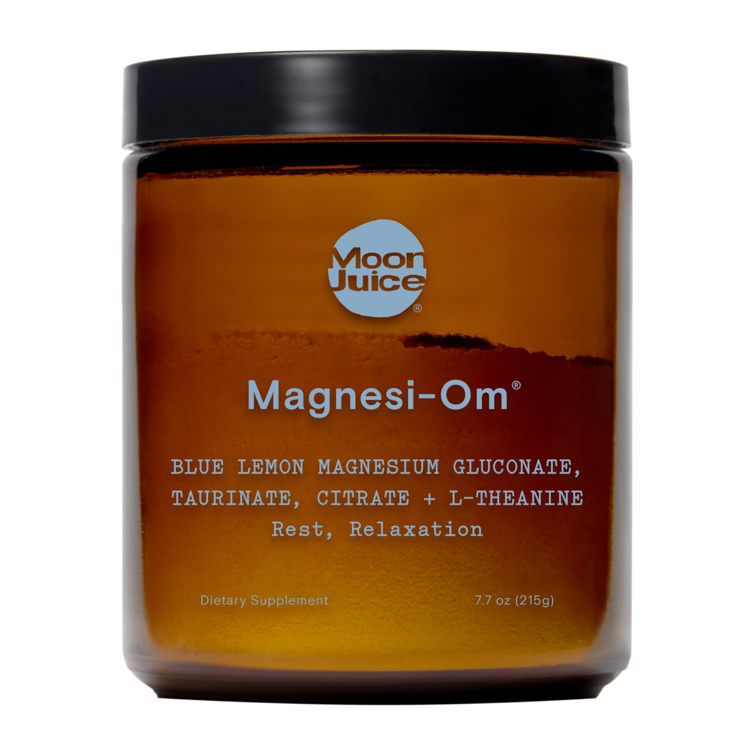 Moon Juice Magnesi-om Blue Lemon Jar – Big Mag 7.7 oz (55 Servings)