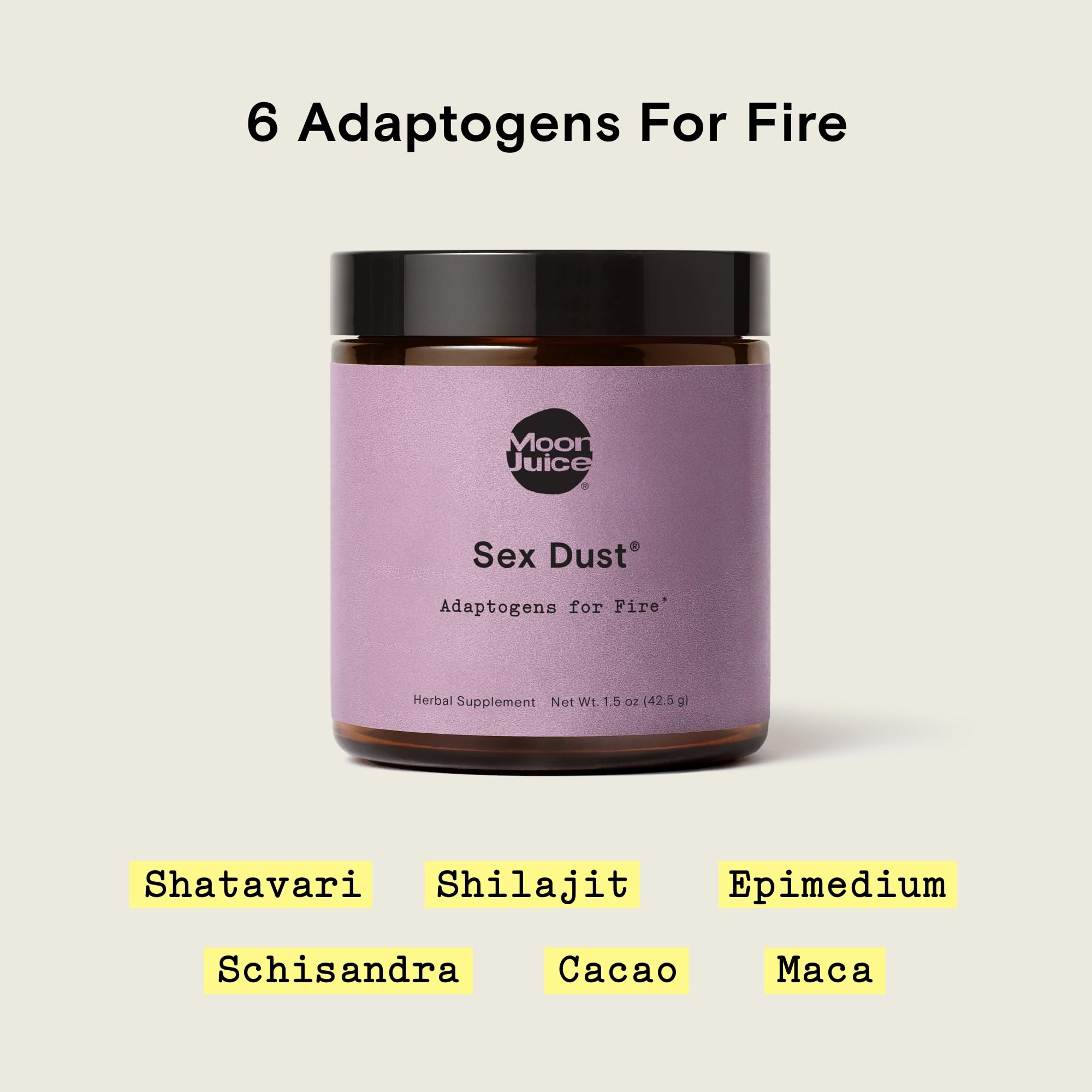 Sex Dust by Moon Juice | Adaptogen Powder for Balance & Mood | 14 Servings