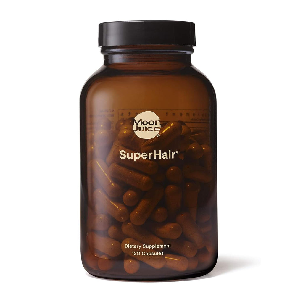 Moon Juice SuperHair Hair Growth Vitamins for Women & Men | Thicker, Healthier Hair