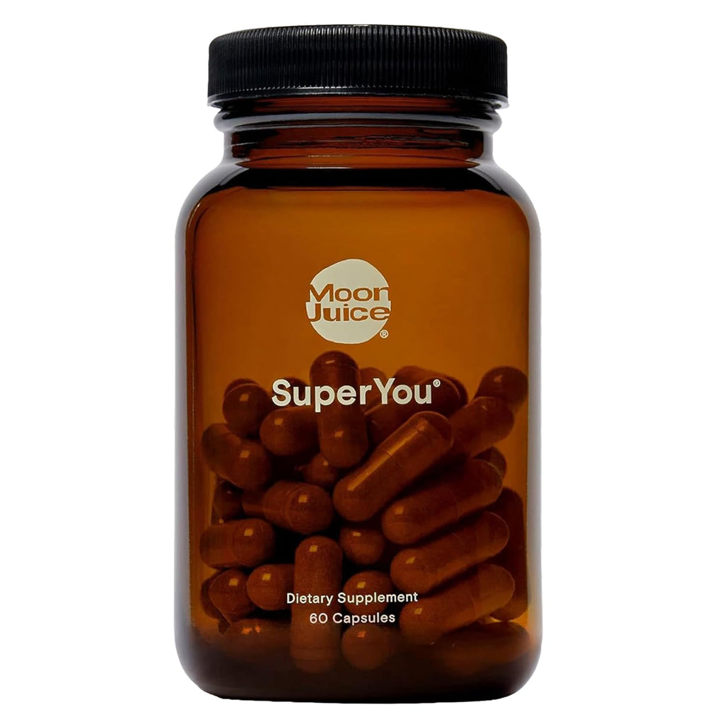 Moon Juice SuperYou Ashwagandha with Rhodiola & Shatavari – Cortisol Support, Energy & Mood (60 capsules)