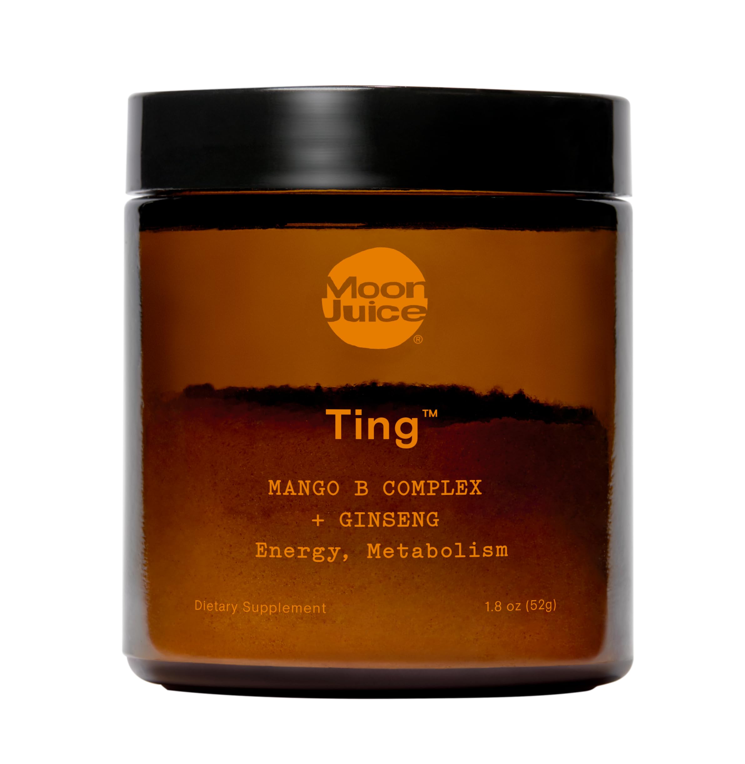 Moon Juice Ting - Mango Vitamin B Complex Powder | Sugar-Free, Caffeine-Free Energy & Digestive Support (25 Servings)