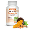 Moon + Mercury Liposomal Turmeric Curcumin 500mg - 60 Capsules | 100% Natural Curcuminoids