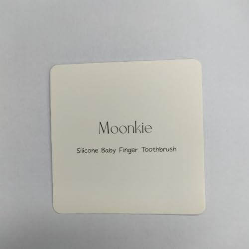 Moonkie Baby Finger Toothbrush Kit – Gentle Oral Cleaner for 3+ Months (2 Pcs, Blush/Pale Mauve)