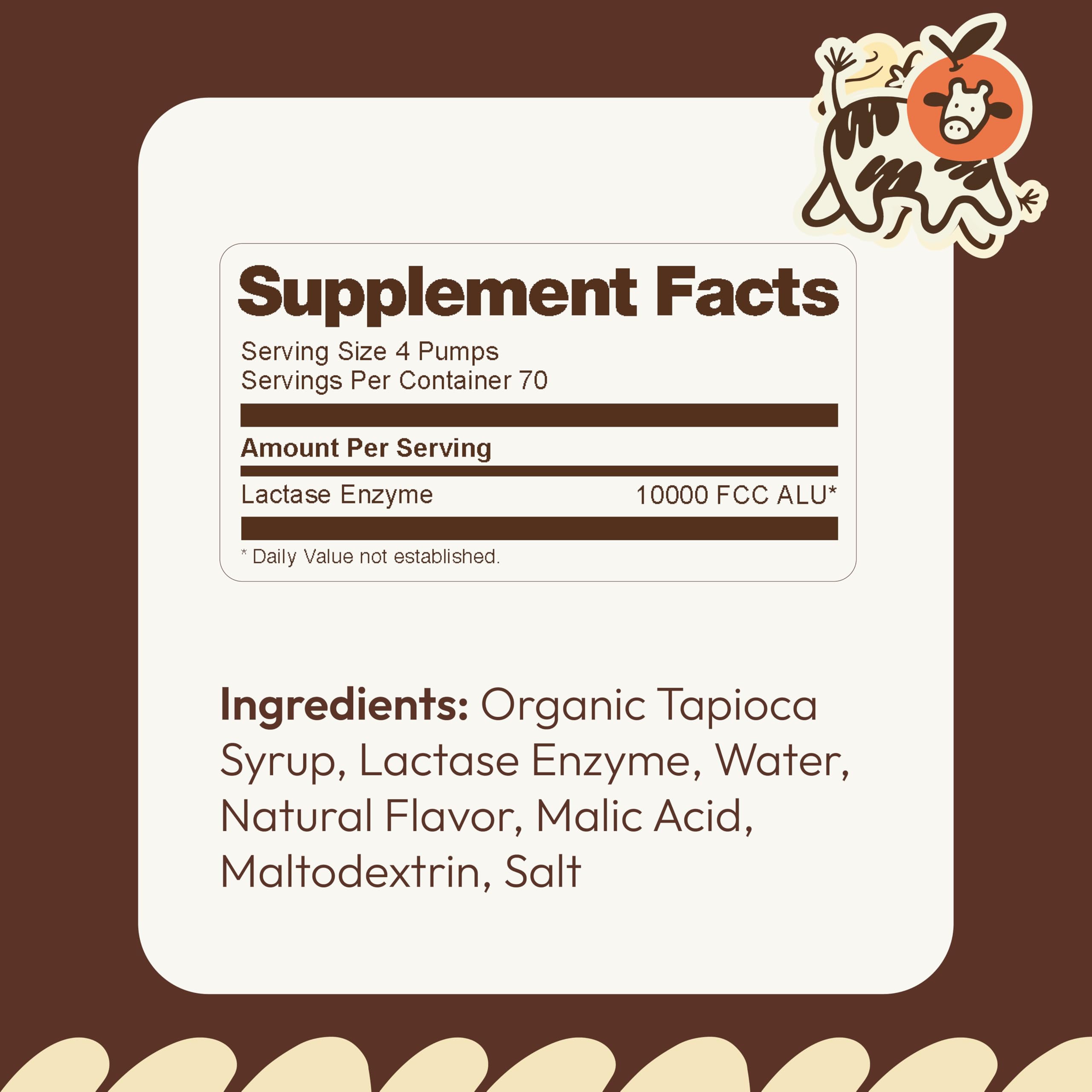 Moops Liquid Lactase Syrup 2oz – Fast Dairy Relief (10,000 FCC)