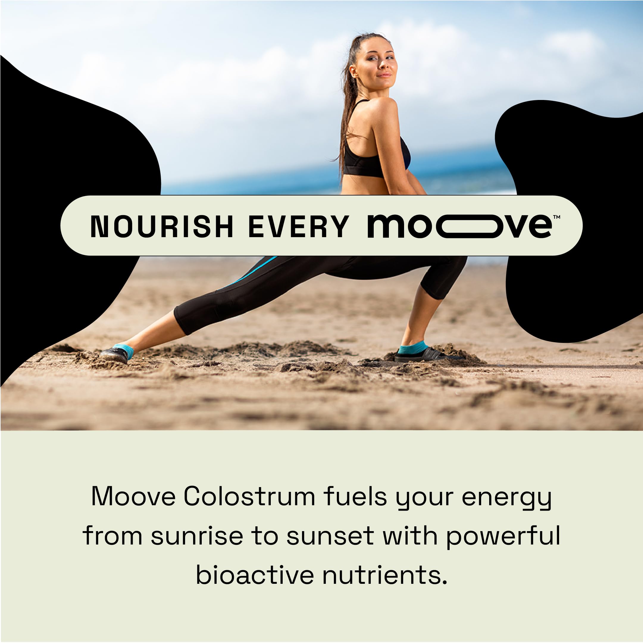 MOOVE Bovine Colostrum Capsules 1000mg – Grass-Fed Dutch Cows | Immune & Gut Support