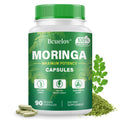 Moringa Capsules 800mg | Pure Moringa Powder Capsules for Energy, Skin & Immune Support – 90 Caps
