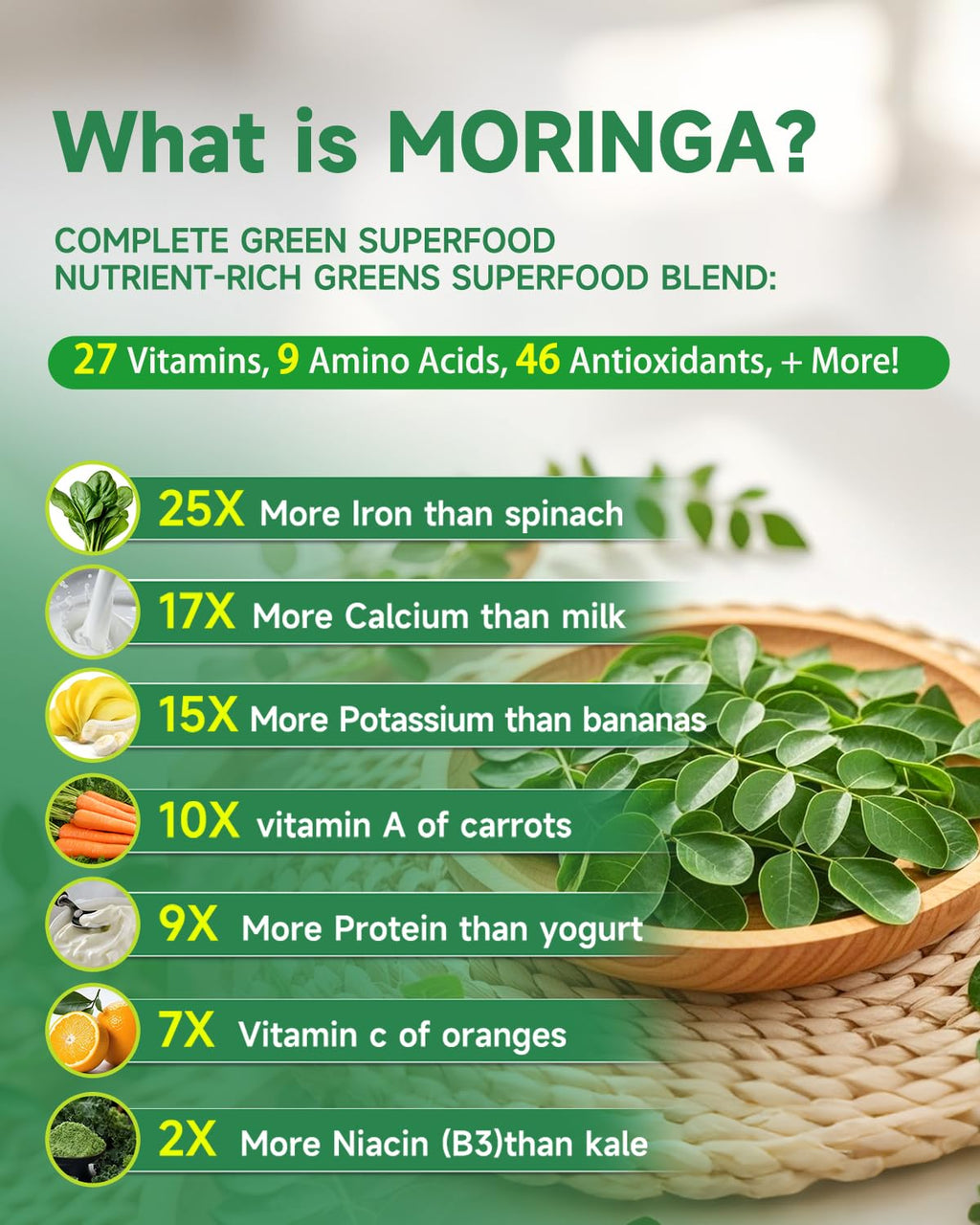 Organic Moringa Liquid Drops – High Absorption (2 fl oz) | Non-GMO, Gluten Free, Immune & Metabolism Support