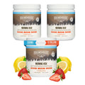ROUNDHOUSE PROVISION Morning Kick Greens Powder – Ashwagandha, Collagen & Probiotics | Sugar Free, Caffeine Free (3 Pack) Strawberry Lemonade by Chuck Norris