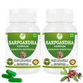 Morsan Healthcare Sarpgandha (Rauwolfia Serpentina) Capsules – 2 x 60 Veg Capsules | 500 mg Herbal Extract
