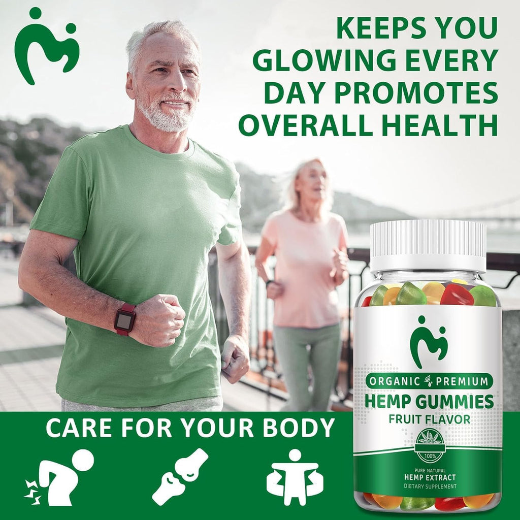 MOSRAY Hemp Gummies – Pain, Sleep & Anxiety Relief | Organic Extra Strength 3 Pack