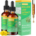 Mosslly 1700mg Mullein Drops – Organic Mullein Leaf for Lungs (2 fl oz)