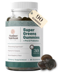 Mother Nutrient Super Greens Gummies – Women & Adults, 30 Superfoods, 90 Gummies