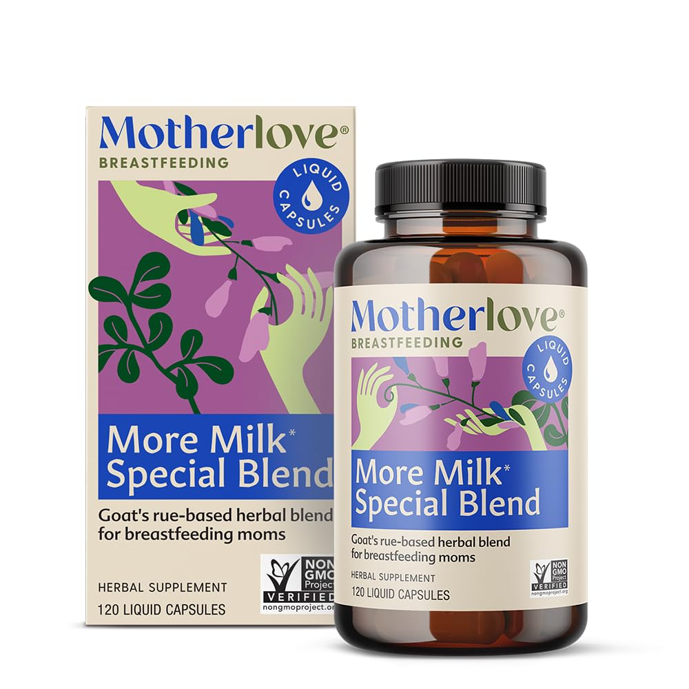 Motherlove More Milk Special Blend – Herbal Lactation Support (120 Capsules)