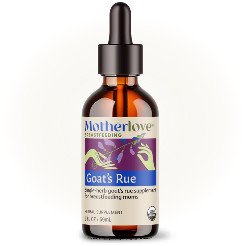 Motherlove Goat’s Rue 2 oz Tincture – Lactation Support, Organic, Vegan
