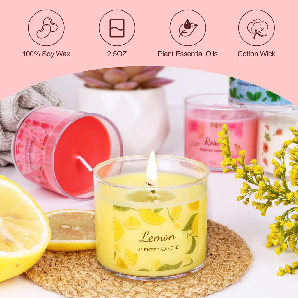 Scented Candles for Home - 12 Pack Soy Candles Gift Set for Women | Mother's Day & Holidays