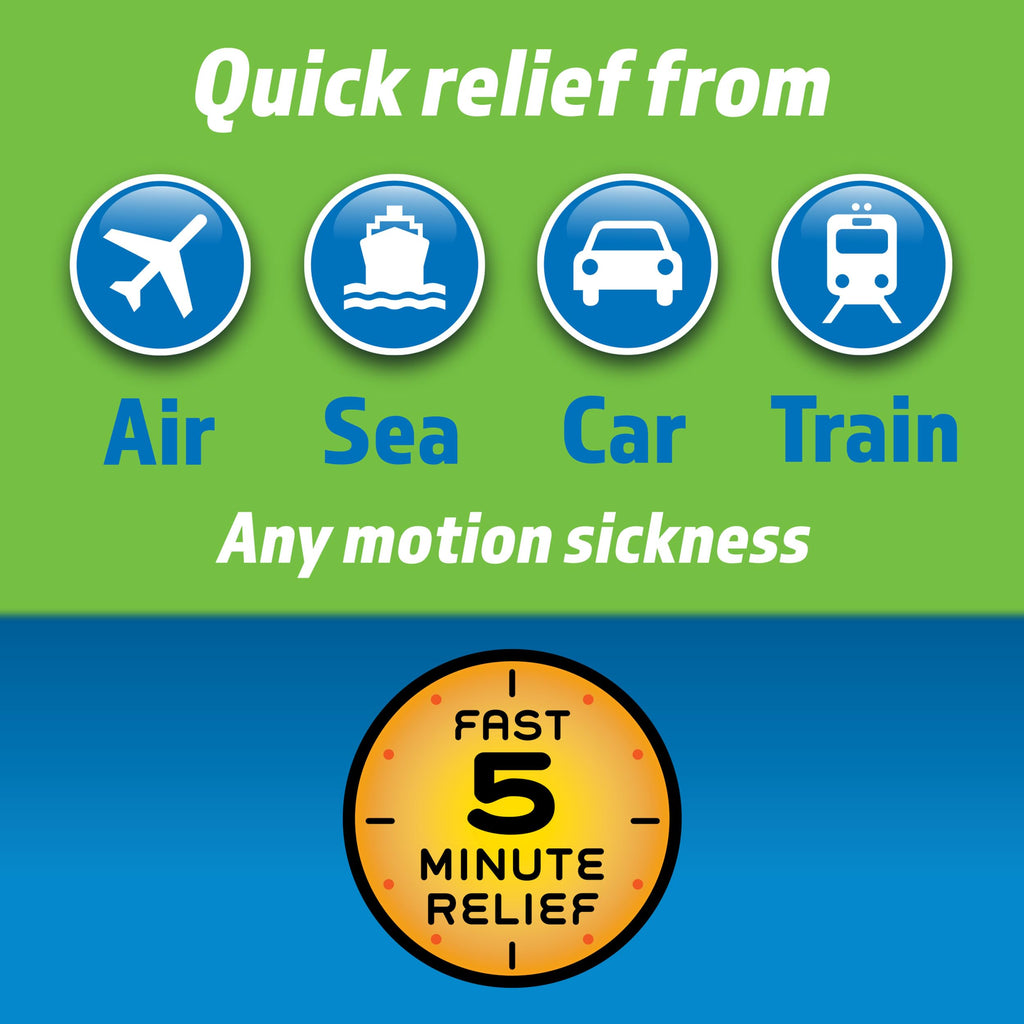 MotionEaze Non-Drowsy Motion Sickness Relief - All Natural Drug Free Formula - Made in The USA - 2.5ml Bottle