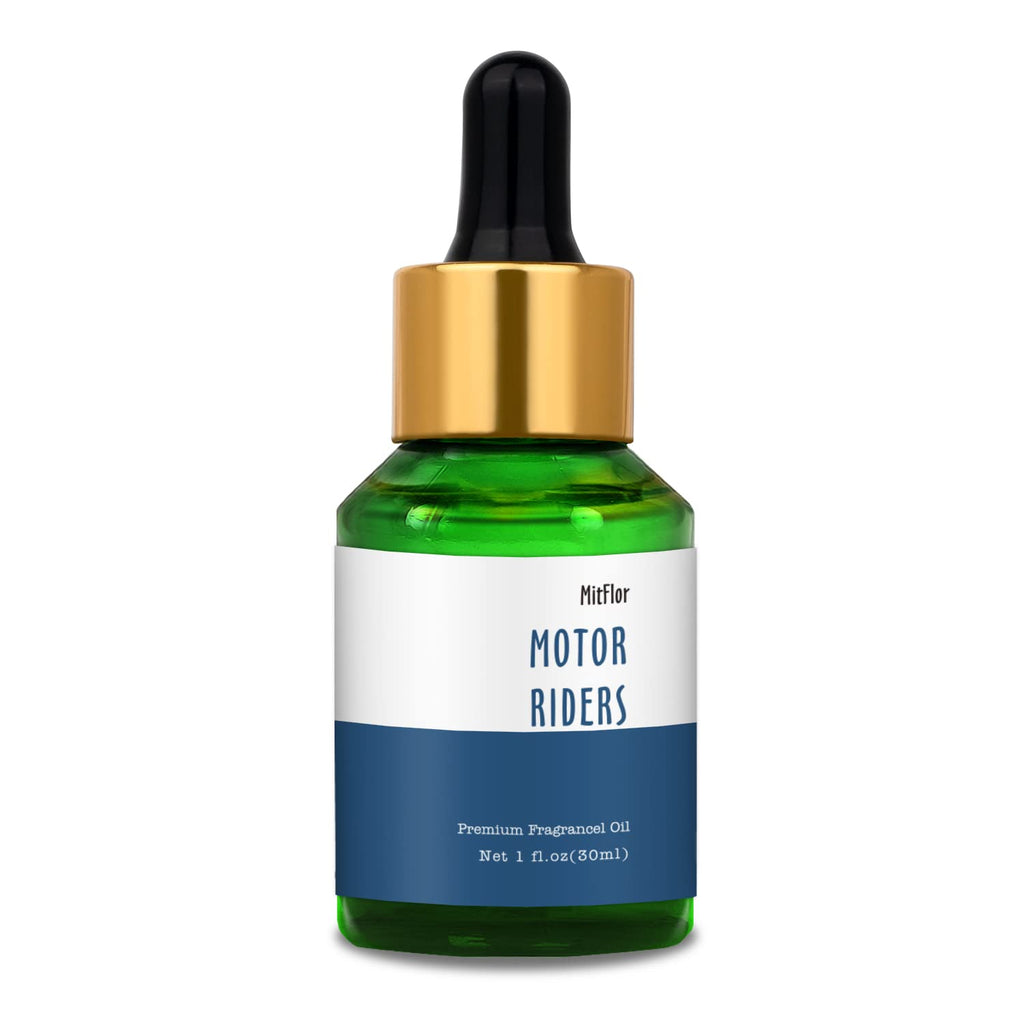 Motor Riders Fragrance Oil by MitFlor – 30ml Masculine Scent for Diffuser, Candle & Soap