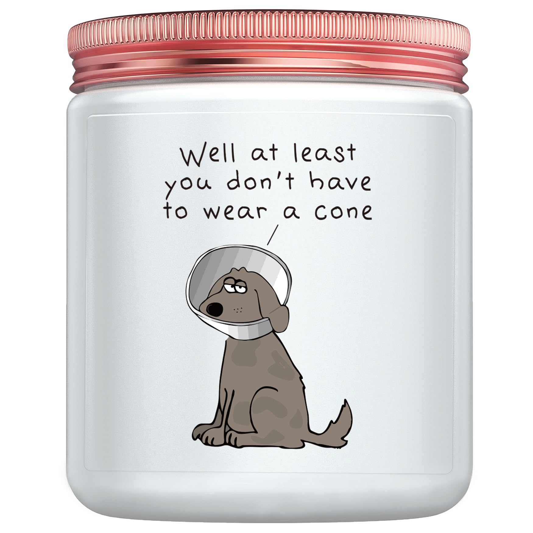 MOTVZC Lavander Scented Candles | Get Well Gifts for Women & Men | Funny Recovery Candle for Dog Lovers