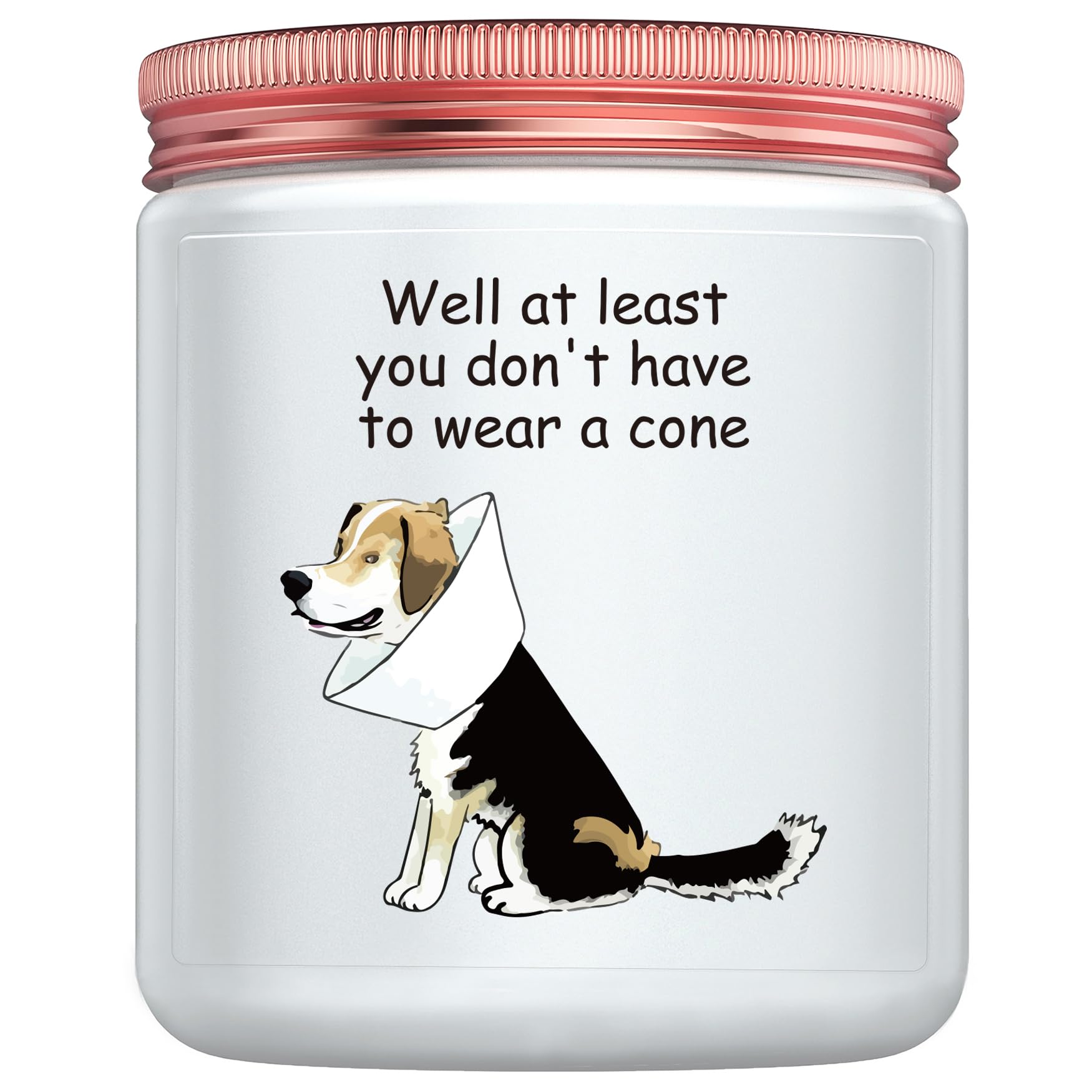 MOTVZC Get Well Soon Lavender Candle – Funny Recovery Gift for Women, Men, Dog Lovers