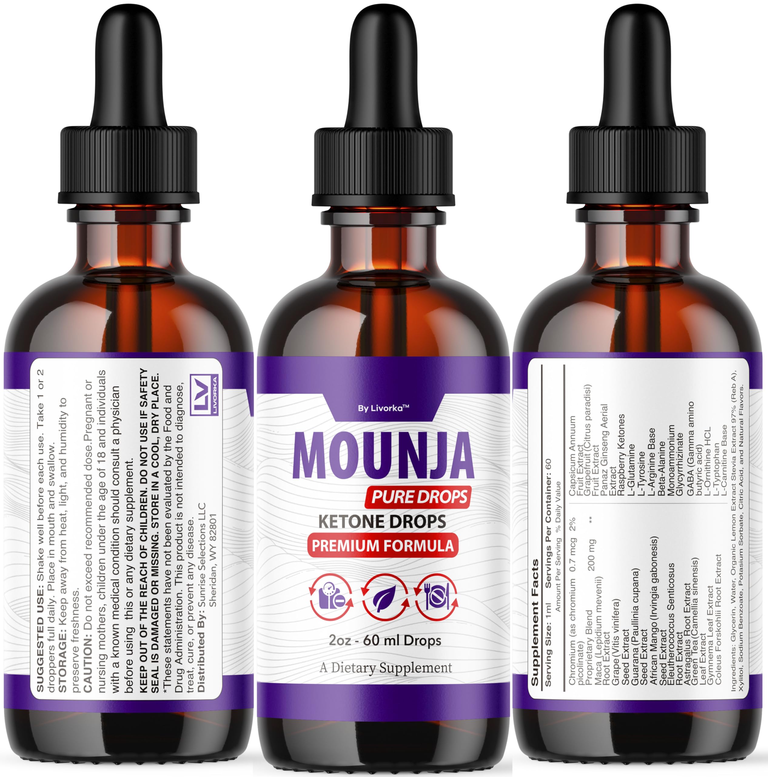 Mounja Pure Drops (5 Pack) – Premium Liquid Drop Supplement