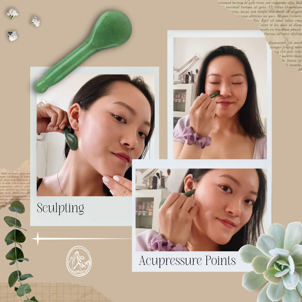Mount Lai - The Gua Sha Facial Lifting Tool Amethyst Gua Sha Spoon