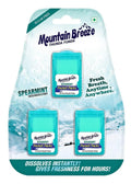 Mountain Breeze Mouth Fresh Strips – Sugar Free Spear Mint Breath Strips, 24 Strips per Cassette, Pack of 3