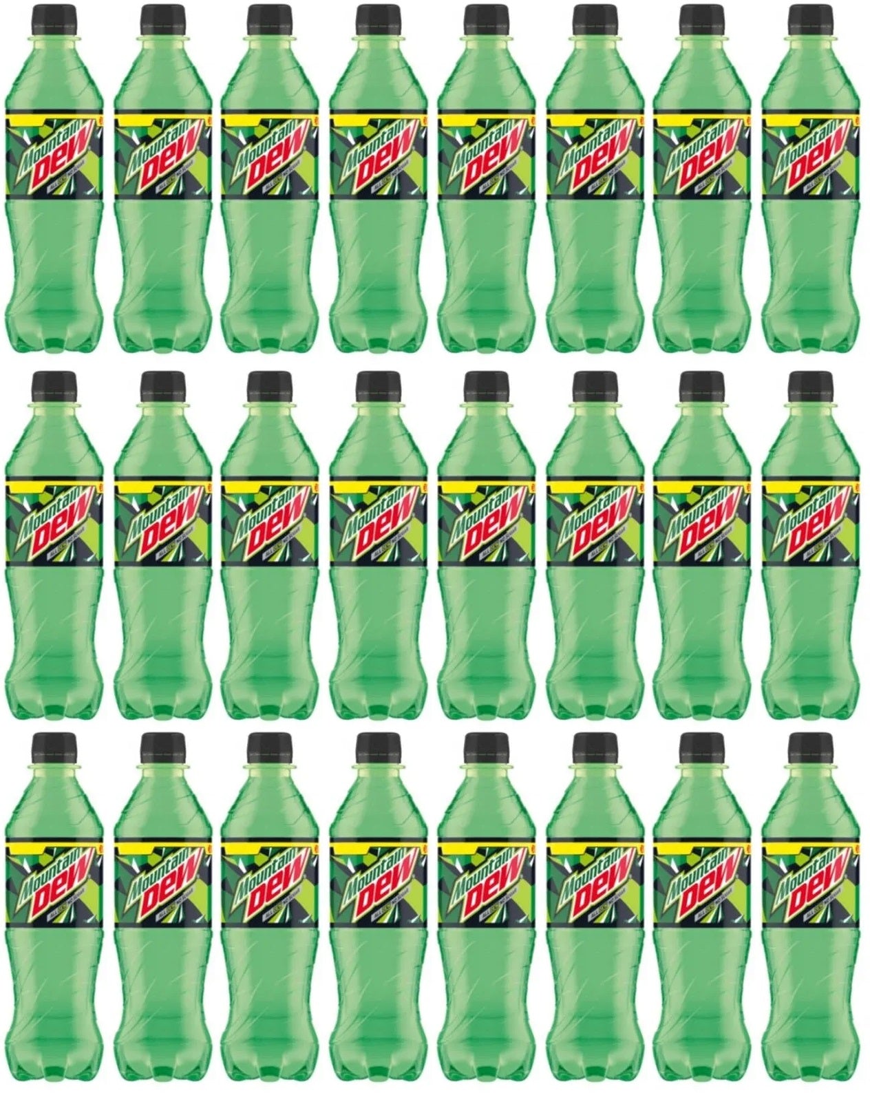 24 x Mountain Dew No Sugar Bottle 500Ml